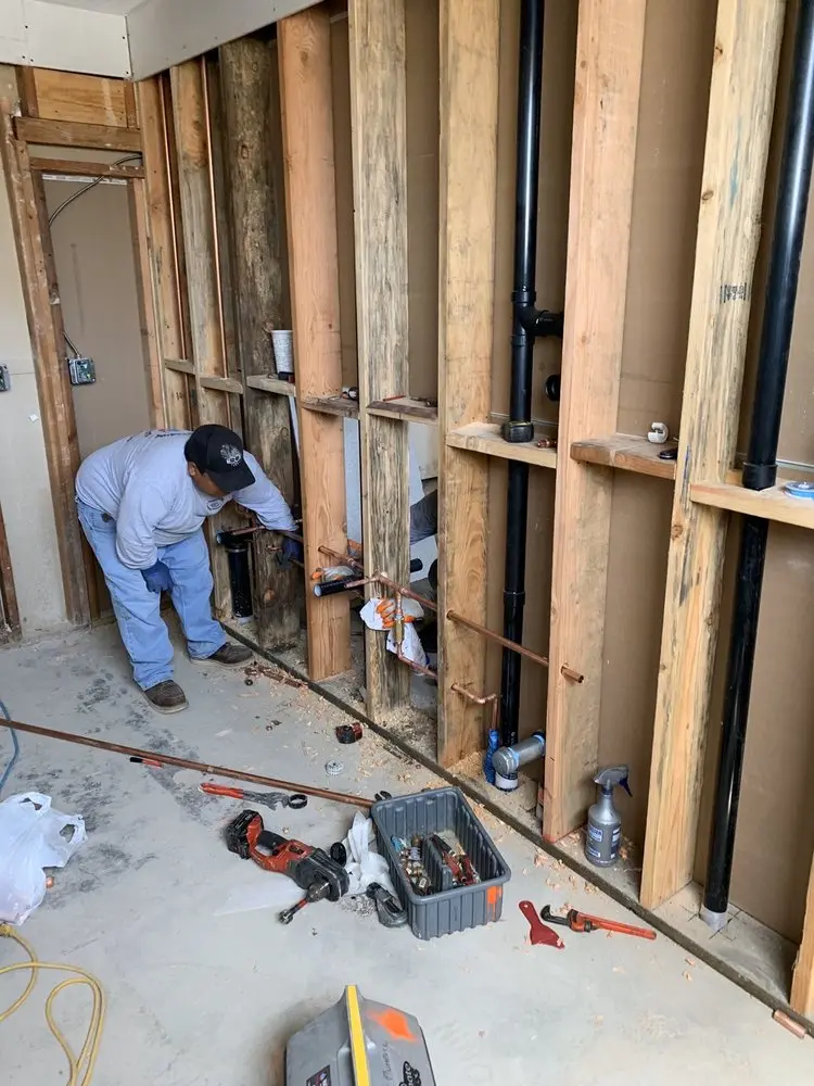 Commercial rough-in plumbing for Gas Line Repair in Chesterfield Square